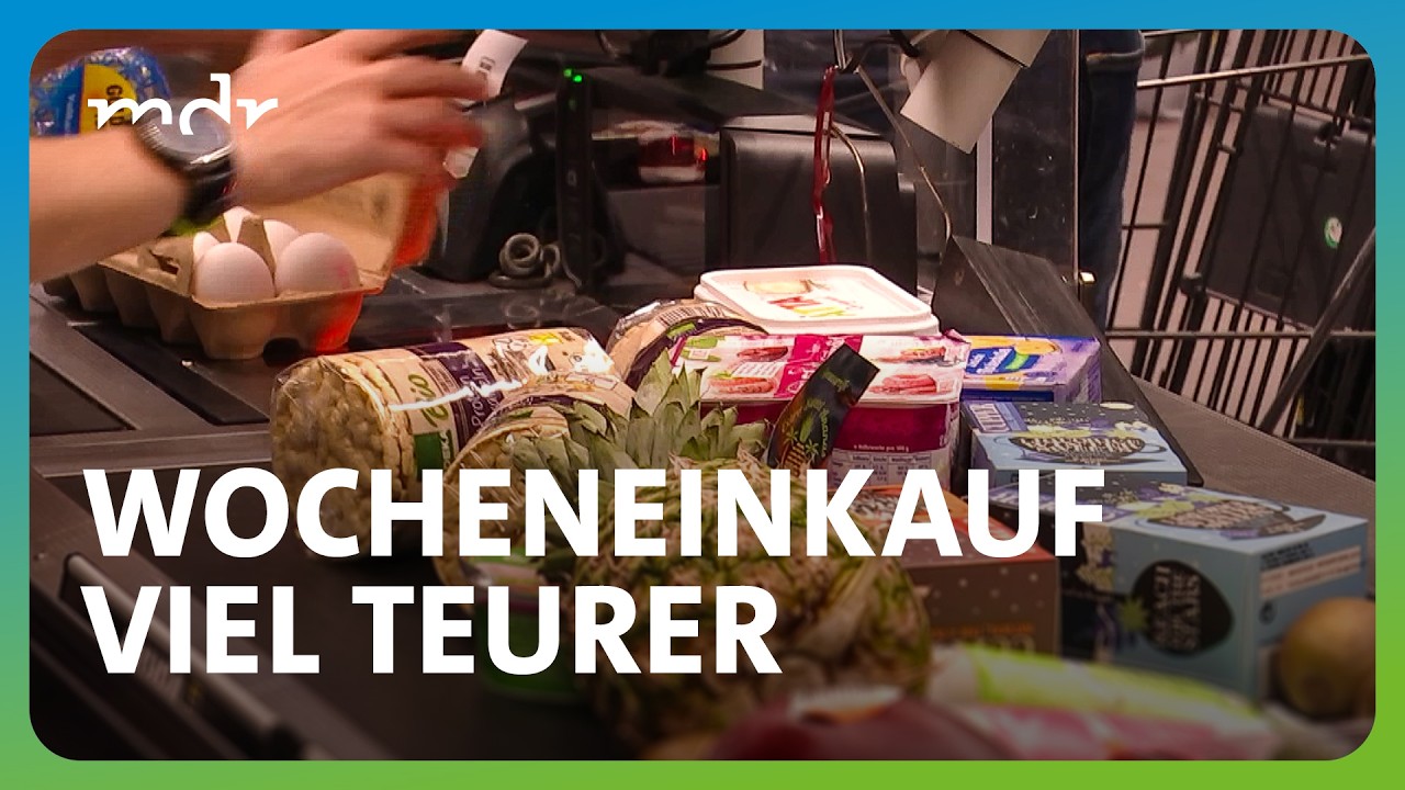 Lebensmittelpreise stark gestiegen: Schränken sich die Menschen beim Einkauf ein? | MDR um 4 | MDR