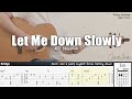 Let Me Down Slowly - Alec Benjamin | Fingerstyle Guitar | TAB + Chords + Lyrics