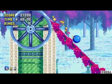 Sonic Mania Press Garden Zone Act 2 Boss