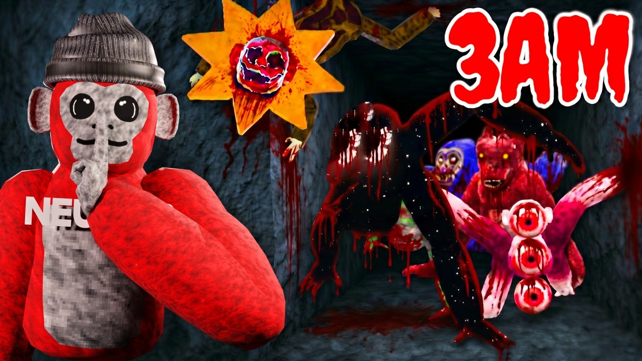 Hunting EVERY Scary Baboon MONSTER at 3AM... (So Cursed)