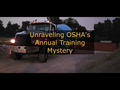 OSHA's Annual Training Mystery