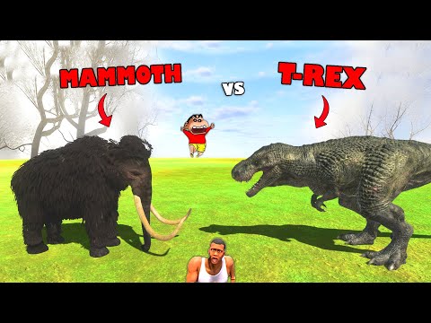MAMMOTH vs T-REX and EVERY DINOSAUR in Animal Revolt Battle Simulator | NOOB vs PRO vs HACKER CHOP
