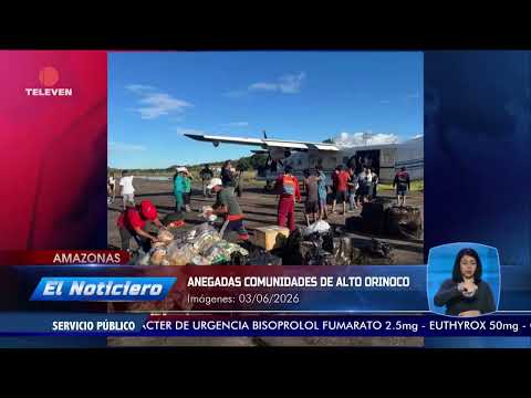 Anegadas comunidades de Alto Orinoco – El Noticiero emisión meridiana 03/06/26