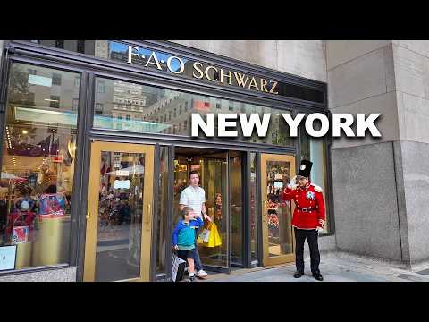 The BIGGEST Toy Store in NYC FAO Schwarz NYC Tour 4K The World’s Most Famous Toy Store