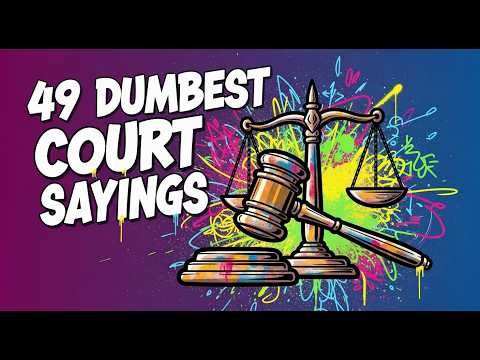 49 Dumbest Things Ever Uttered in US Courtrooms