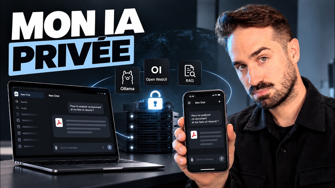 Crée ton IA privée, accessible partout (tuto complet)