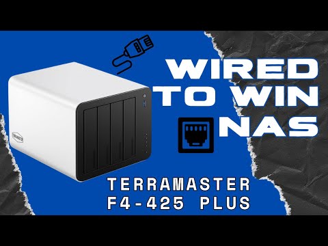 A Versatile Powerful NAS! TerraMaster F4-425 Plus! Unbox, Drive Install, and Setup!