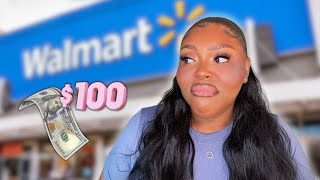 FULL FACE UNDER $100 AT WALMART | Drugstore Makeup Challenge
