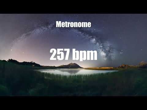 Metronome 257 bpm