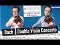 Bach Double Violin Concerto in D minor, BWV 1043 with Cursor, Violin Sheet Music