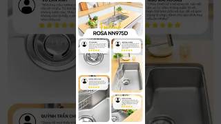 CHẬU RỬA BÁT 1 HỐ NOBINOX ROSA NN995D video 4