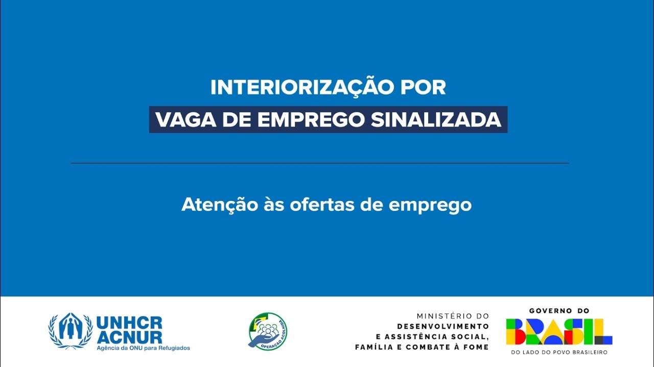 O que você deve se atentar nas ofertas de emprego oferecidas fora da interiorização por VES