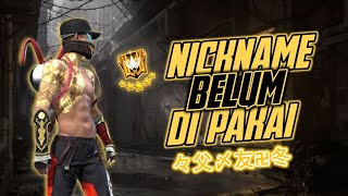 NAMA FF SEKEREN INI BELUM ADA YANG PAKAI⁉️ NAMA FF KEREN - FREE FIRE BATTLEGROUNDS