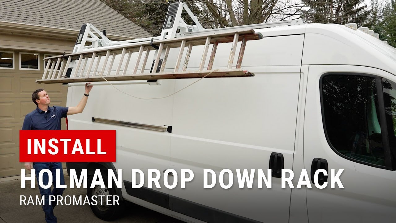 Drop-Down Ladder Rack Kit for RAM ProMaster - High Roof - - Upfit