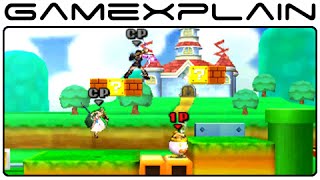 Super Smash Bros 3DS: Super Mario 3D Land Gameplay (All 3 Sections!)