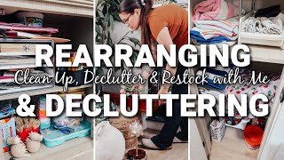 CLEAN, DECLUTTER & REARRANGE MY HOME 2025 | DECLUTTERING & ORGANIZING | REARRANGING MY LIVING ROOM