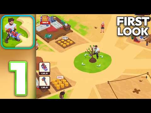 Wasteland Life: Survival Idle - Walkthrough Gameplay Part 1 - Tutorial (iOS, Android)