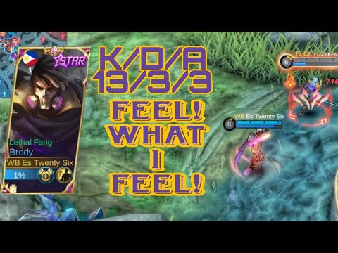 Gold Lane Monster Brody! Brody Gameplay! Mobile Legends!