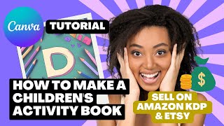 Sell This Coloring & Phonics Book on Amazon KDP & ETSY | Canva + ChatGPT Tutorial