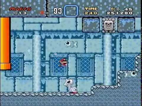Super Mario World 100% Part 14 Getting wet for Dolphin Surfing!