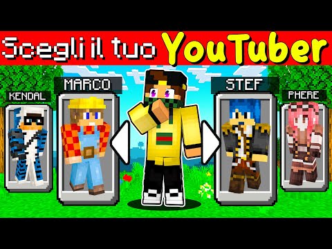 MINECRAFT MA PUOI SCEGLIERE IL TUO YOUTUBER