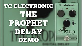 Video thumbnail for TC Electronic The Prophet Digital Delay Demo by Ryan Lutton