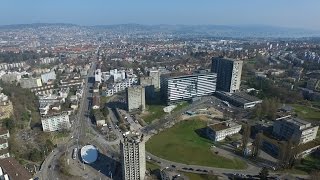 Zurich drone aerial view of Triemli: 60s challenge vlog 16
