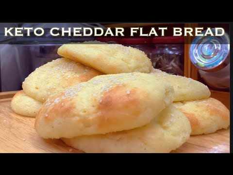 KETO CHEDDAR FLAT BREAD | PITA BREAD