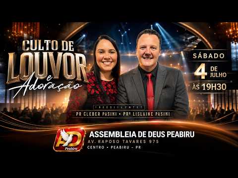 CULTO DE LOUVOR E ADORAÇÃO l 04/06/2026 l PR CLEBER PASINI