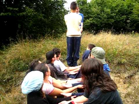 Petresti de Jos Camp Trust Fall 2