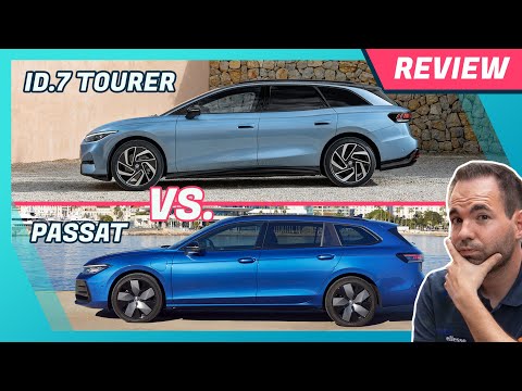 VW ID.7 Tourer vs. Passat | Kombi Vergleich: Unterschiede Technik, Funktionen, Cockpits & Platz!