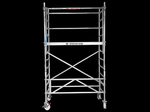 VARIO-FLEXX vorlaufende Absturzsicherung, Montageschutzgeländer, Vorlaufgeländer, AC STEIGTECHNIK