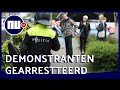 Politie houdt tientallen demonstranten aan in Utrecht en Wageningen | NU.nl