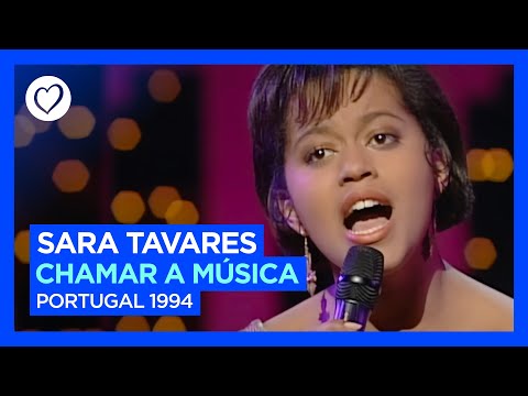 Sara Tavares - Chamar A Música - Portugal 🇵🇹 - Grand Final - Eurovision 1994