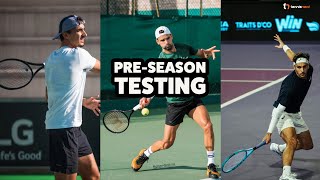 ATP pros testing new racquets
