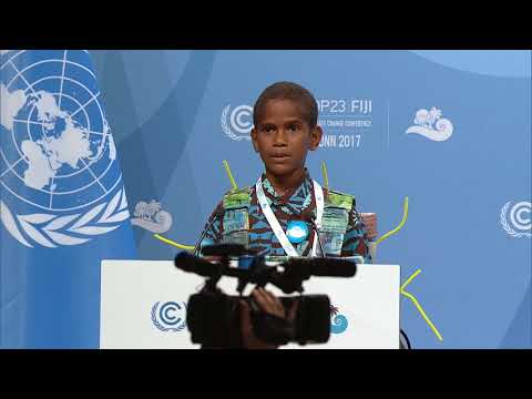 Timoci Naulusala Addresses the High-Level Opening of COP23