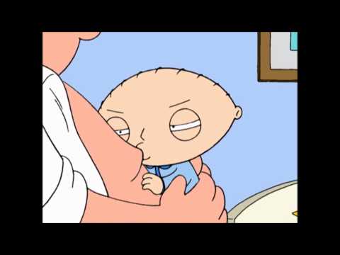 Family Guy - Peter Breast feeds Stewie
