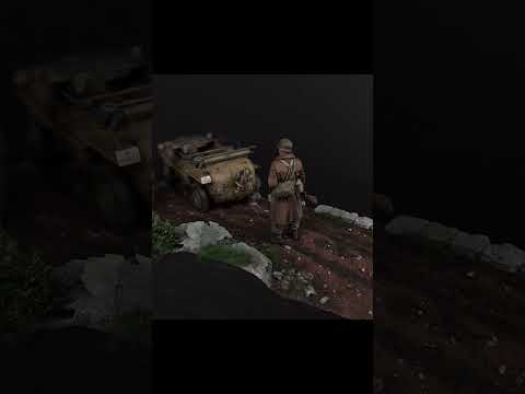 Ardennes 1944 #building #bridge #miniature #diorama #satisfying #painting #ww2 #nature