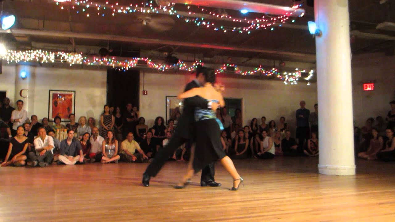 Carolina Jaurena and Andres Bravo performance 1 @ All Night Milonga NYC 2013
