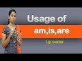 Usage Of Am Is Are Simple Present 37 By Malar Learn English With Kaizen Through Tamil