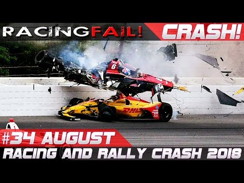 Racing and Rally Crash Compilation Week 34 August incl. WRC Rallye Deutschland 2018