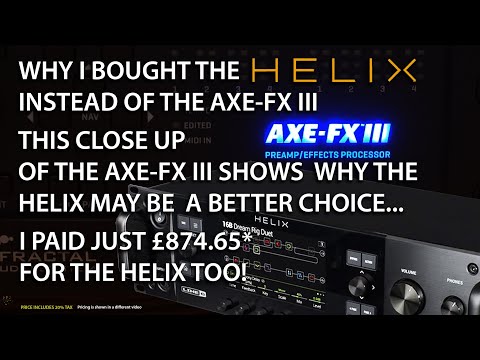 Axe FX III effects unit | Inside and Out Closeup | And why I bought a Helix Rack Instead