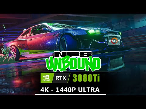 Need for Speed Unbound, 4K and 1440P Ultra - RTX 3080Ti - Ryzen 5900X