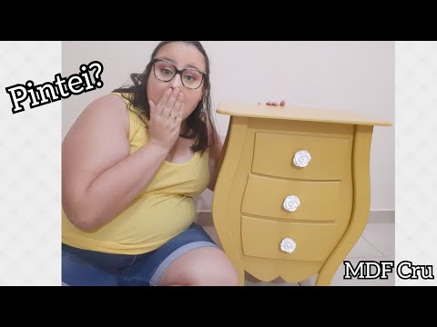 HOW TO PAINT RAW MDF | DIY BEDSIDE TABLE | WOOD PAINTING TIPS FOR BEGINNERS - BGG