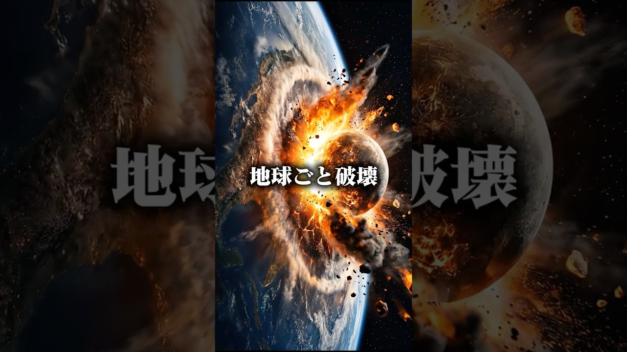 もし月が地球に落ちたらどうなる？　#shorts