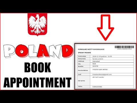 How to Book Poland Embassy Appointment 2023 | Book Poland Embassy Appointment Online Video