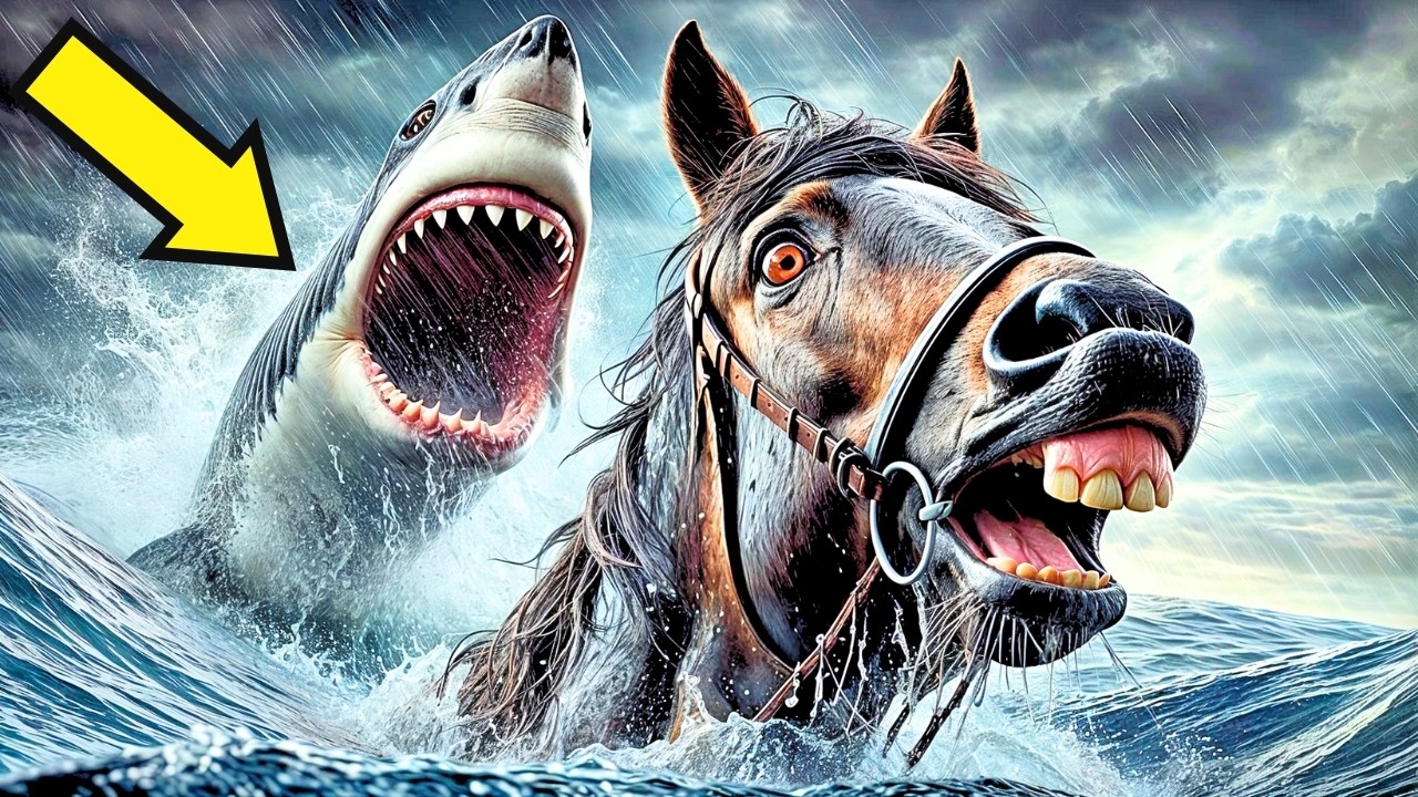 CABALLO ES ABANDONADO EN EL OCÉANO, CUANDO PARECÍA CASI PERDIDO...