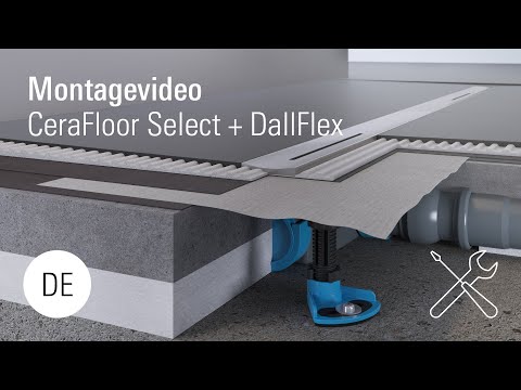 Montage: Duschrinne CeraFloor Select + DallFlex