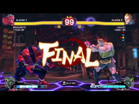 Wildcat815 [Hakan] vs robin01 [Abel] SSF4 Japanese Online Ranked Matches - TRUE-HD