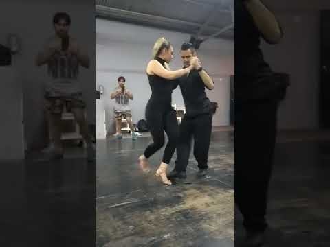 Demo clase Tango Pista - Leandro Capparelli & Jeannette Erazú (14/03/2022)